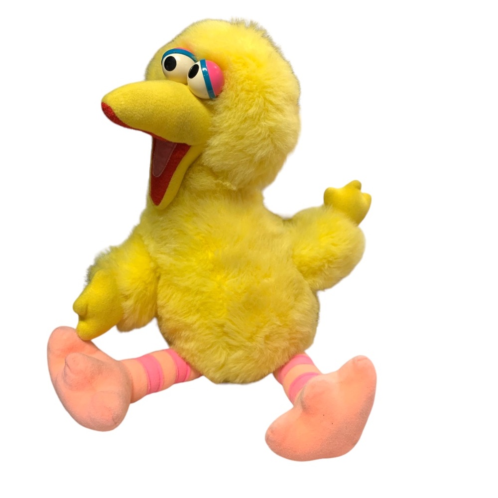 Vintage 1986 Muppets Playskool Sesame Street Big Bird Plush 24”